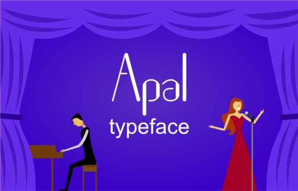 Apal: A Modern Display Font for Small Business Branding