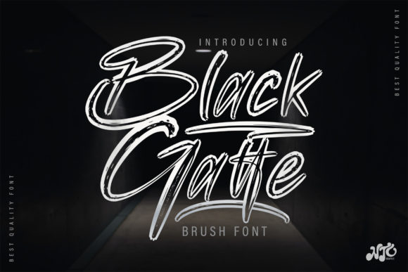Black Gatte: A Unique Display Font for Creative Branding