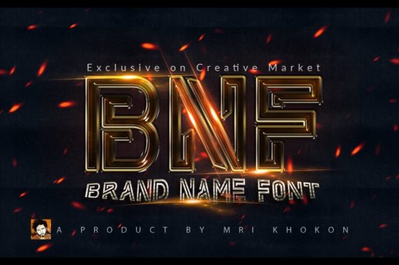Brand Name: A Bold Display Font for Creative Crafters