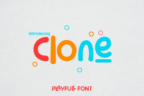 Clone Font for Playful Web Design and Branding