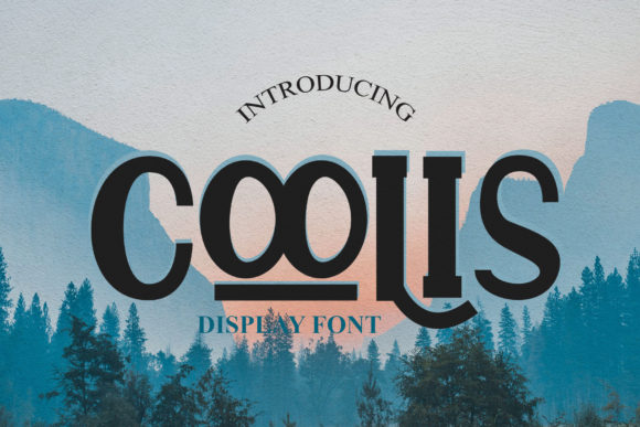 Coolis Display Font for Bold Editorial Design