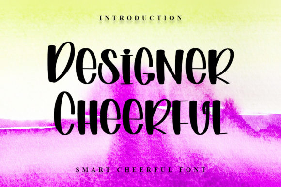 Designer Cheerful: A Cute Display Font for Business Branding