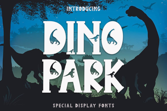 Dino Park Font for Playful and Authentic Design