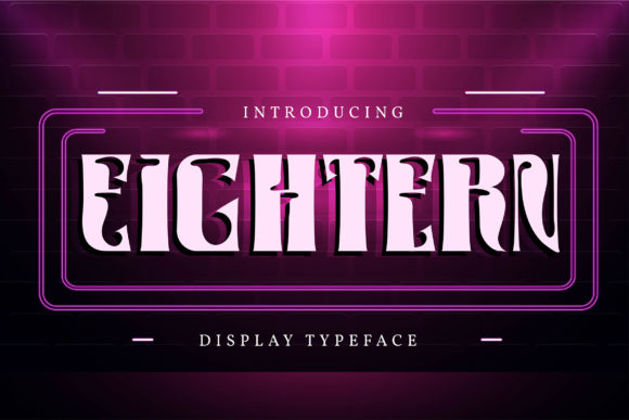 Eightern: A Retro-Inspired Display Font for Modern Editorial Design