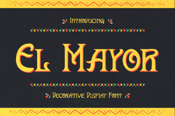 El Mayor: A Vintage Display Font for Timeless Editorial Design
