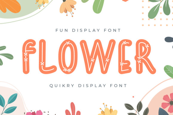 Flower Yellow: A Playful Display Font for Bright Branding