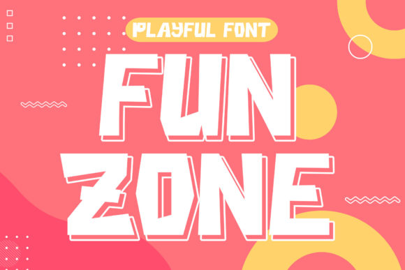 Fun Zone Display Font for Web and Digital Design