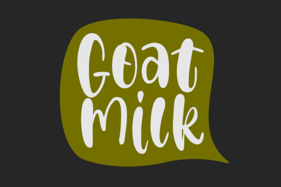 Goat Milk Font for Chic Editorial Designs