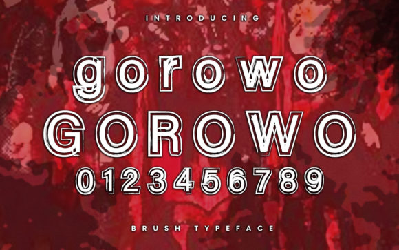 Gorowo: A 3D Display Font That Elevates Branding