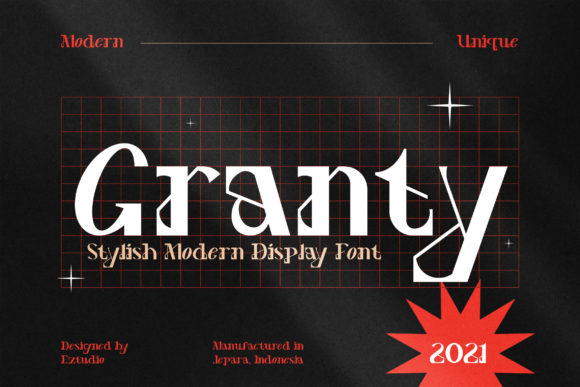 Granty: A Bold Font to Elevate Your Brand’s Visual Identity