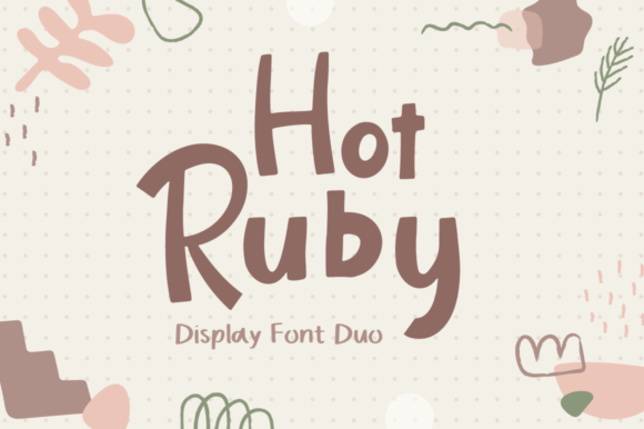 Hot Ruby Font for Playful Branding and Creative Projects