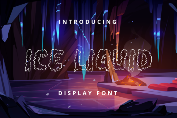 Ice Liquid: A Playful Display Font for Bold Branding