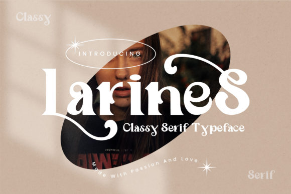 Larines Display Font for Bold Web Typography