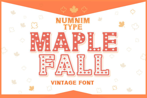 Maple Fall: A Trendy Display Font for Creative Projects