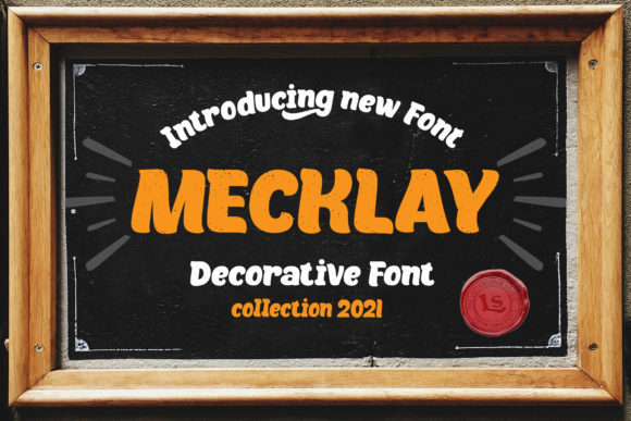 Mecklay: A Retro-Styled Display Font for Modern Editorial Design