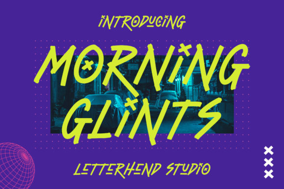 Morning Glints Display Font for Eye-Catching Branding