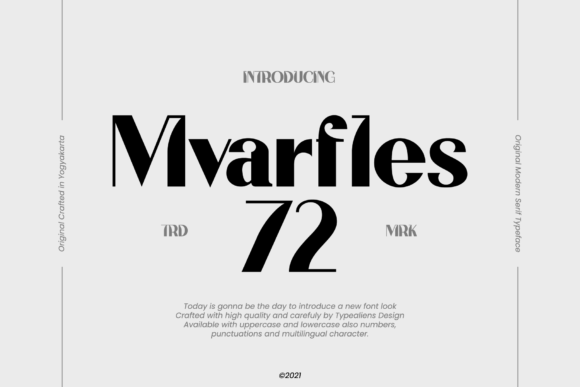Mvarfles 72 for Bold Web Typography and Trendy Branding