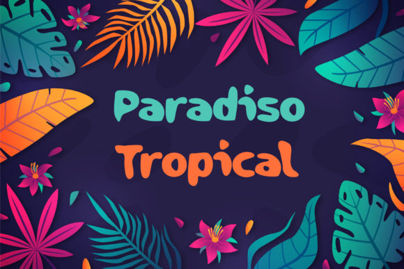 Paradiso Tropical: A Whimsical Font for Creative Branding
