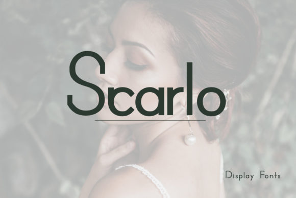 Scarlo: A Modern Display Font for Digital Creativity