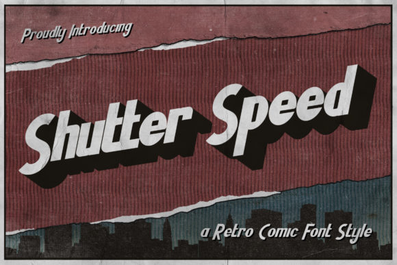 Shutter Speed Font for Professional Branding and Design