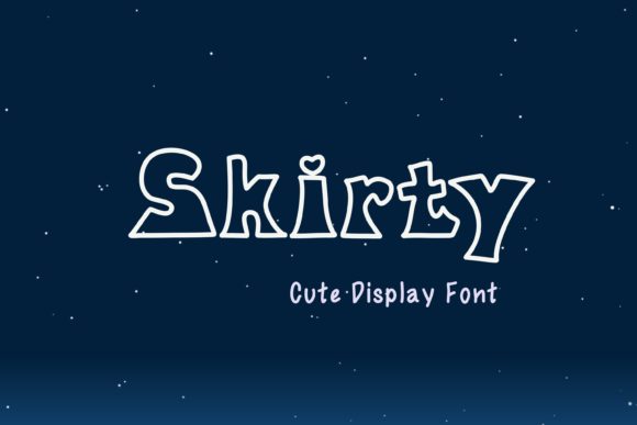 Skirty: A Display Font That Elevates Your Campaign Visuals