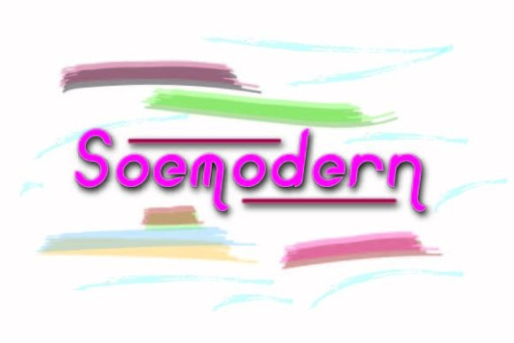 Soemodern: A Modern Font for Bold Branding
