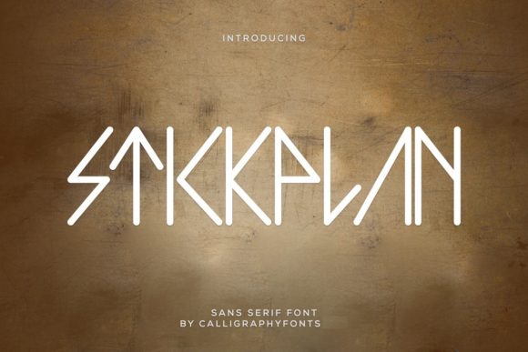 Stickplan: A Modern Display Font for Web Design