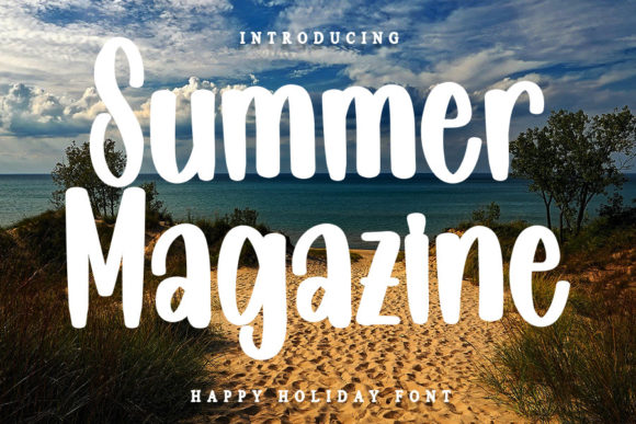 Summer Magazine Font for Branding and Creative Projects