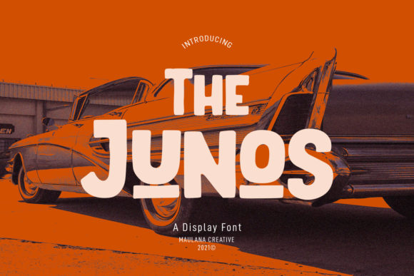 The Junos: A Vintage Display Font for Branding Magic