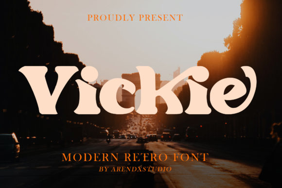 Vickie: A Bold Display Font for Branding That Stands Out